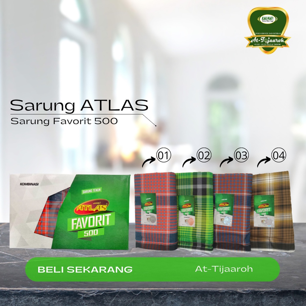 SARUNG ATLAS (Sarung Favorit 500)