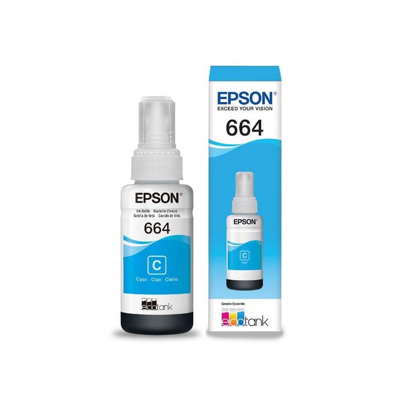 TINTA EPSON 664 PACKING BARU BK C M Y PREMIUM QUALITY PRINTER INK MURAH