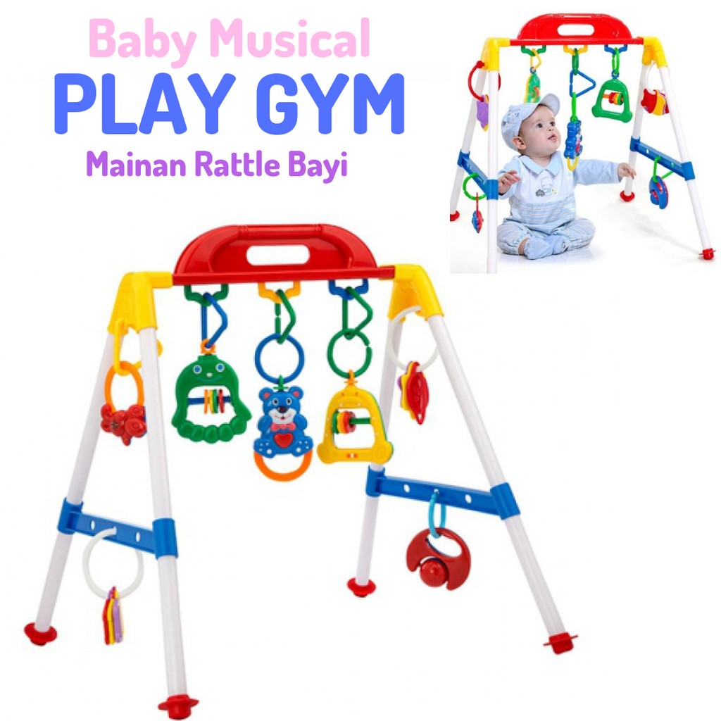 play gym musical baby activity rattle