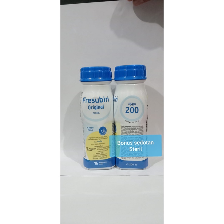 Fresubin original drink 200 ml minuman susu nutrisi