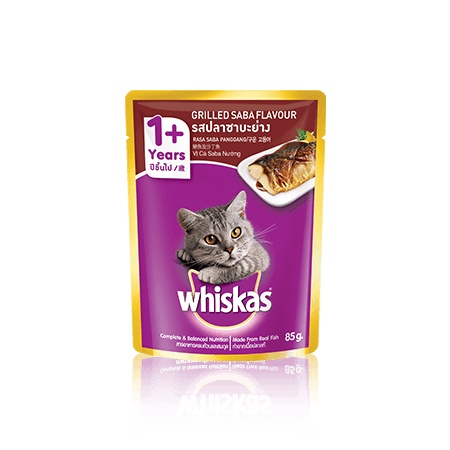 Whiskas Adult Pouch Sachet 85 Gram Makanan Kucing Wet Food Sachet all varian