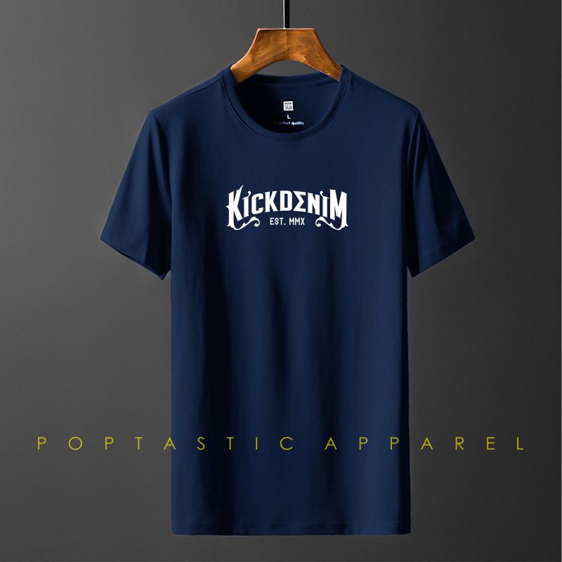 KICK DNM - Kaos Distro Pria Wanita Katun Combad 30S Premium/ LEMBUT / ADEM