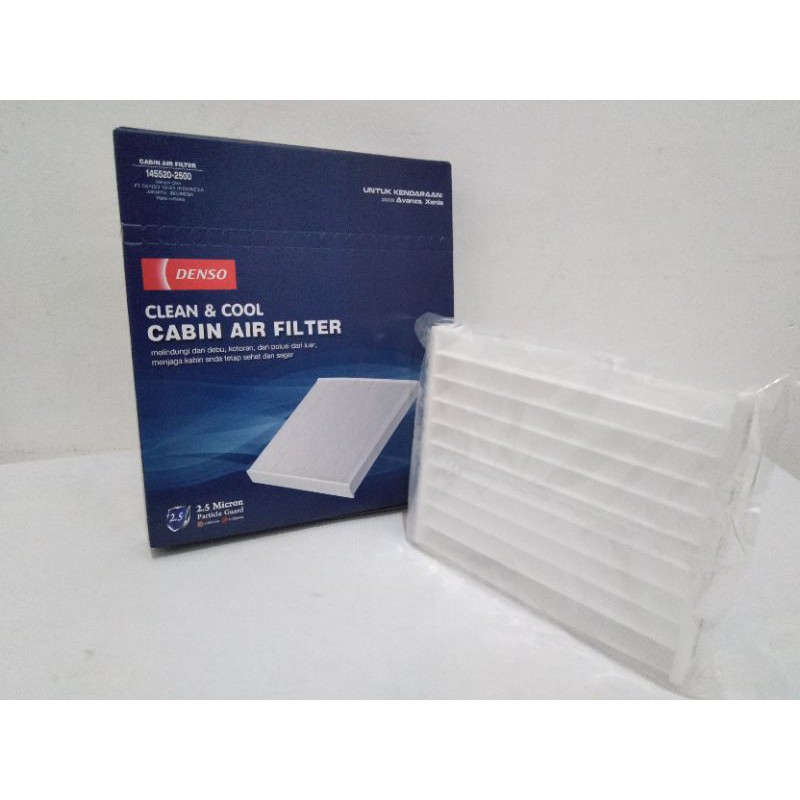 Filter Udara AC Kabin Cabin Air Filter Denso Original 145520-2500 Avanza Xenia Rush Terios 2003-2012