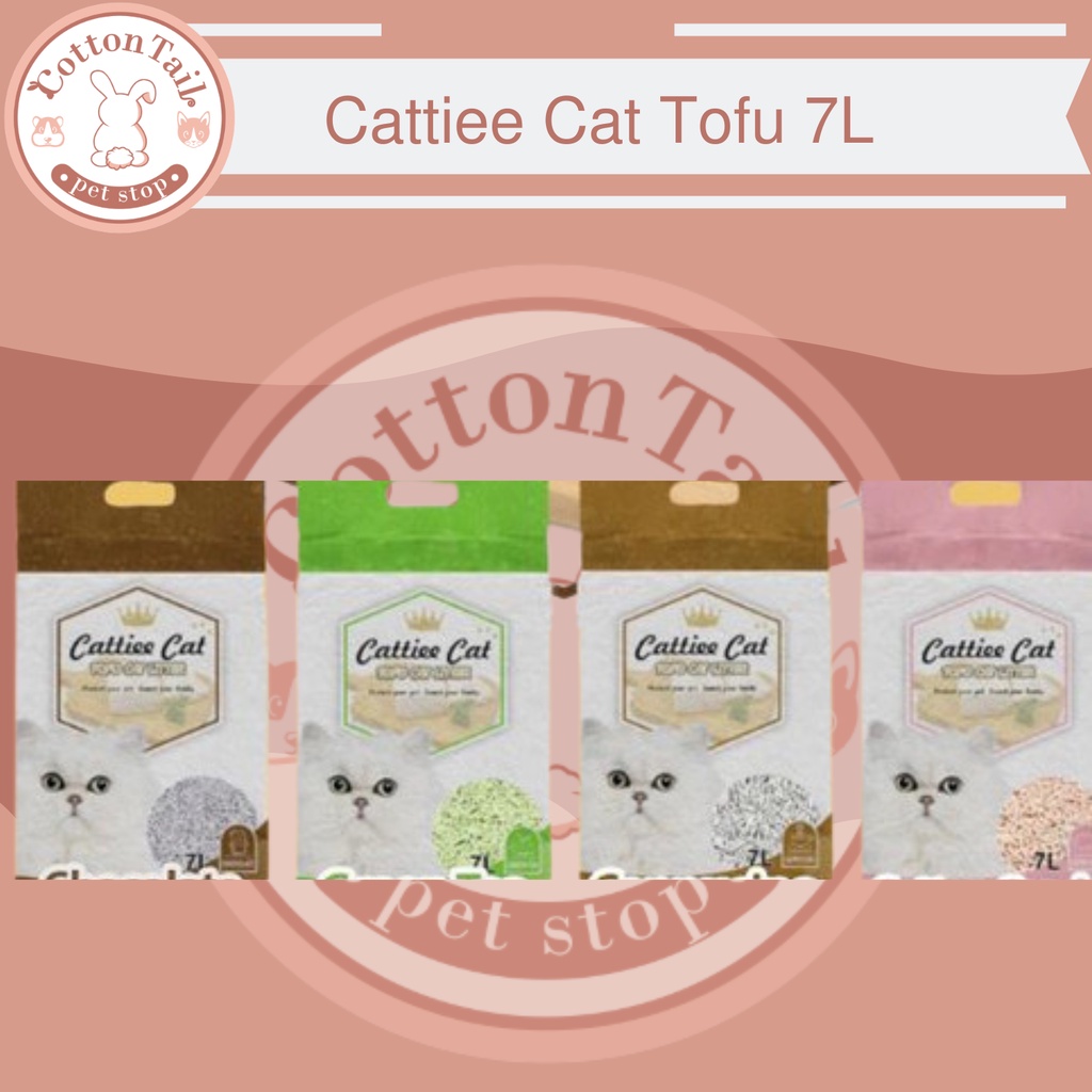 Cattiee Cat Tofu Litter / Pasir Kucing Tofu Cattiee Cat 7L