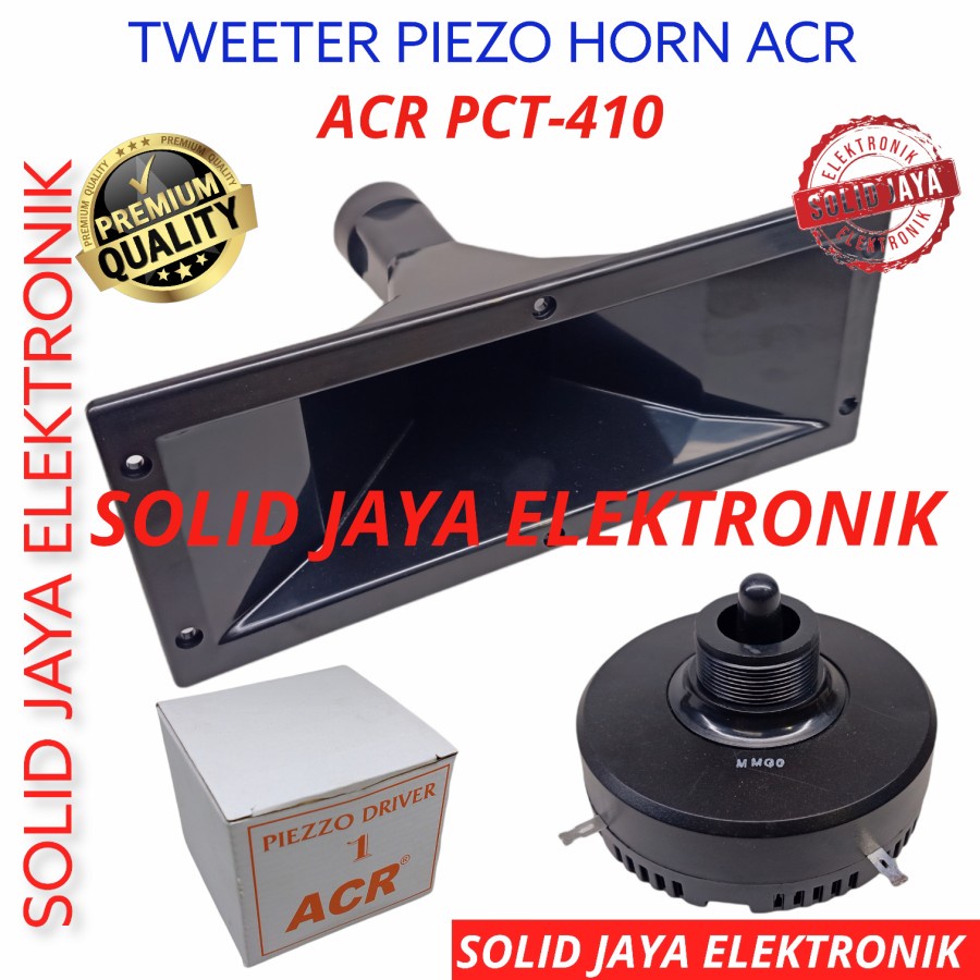 TWEETER KOTAK ACR HORN 300W PCT-410 PIEZO PIEZZO TWITER TWITTER TWETER PCT410 PCT 410 HI HIGH KOTAK PERSEGI 300 WATT W ACR PLUS DRIVER ACR ASLI ORIGINAL