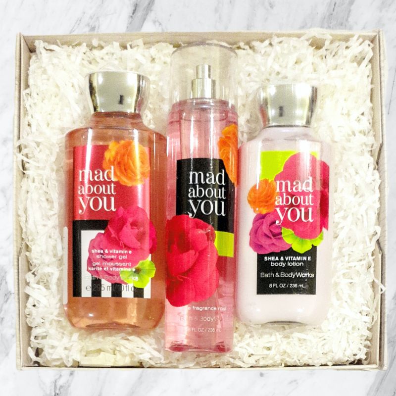 BBW MAD ABOUT YOU GIFT SET PAKET BATH &amp; BODY WORKS