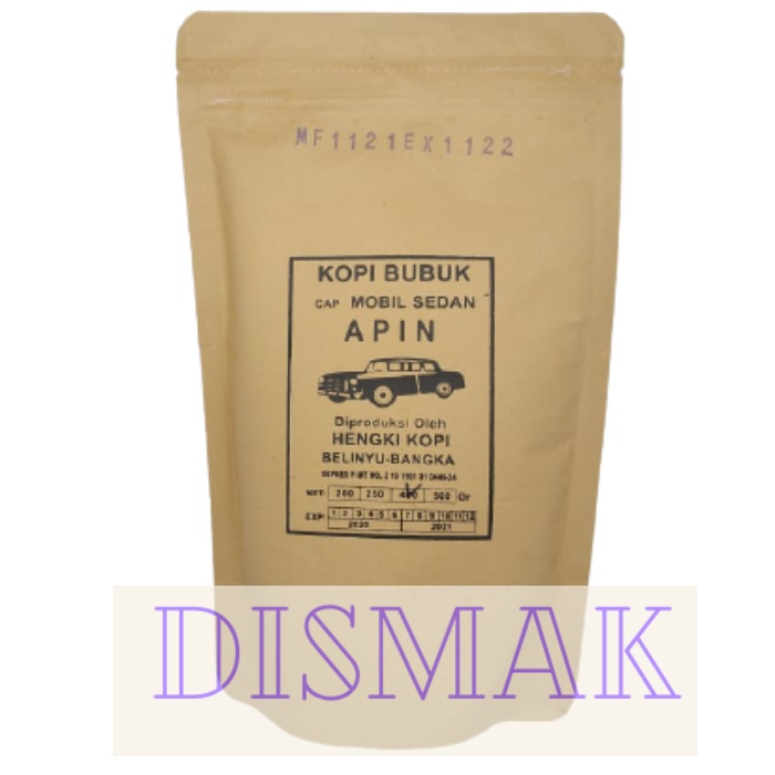 Kopi Sedan Apin Belinyu Bangka 400 gram