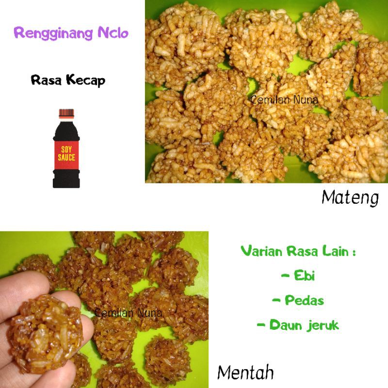 

Rengginang Nclo Rasa Kecap