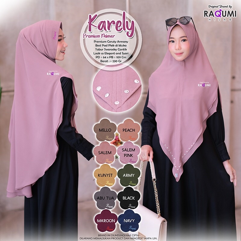 JILBAB KHIMAR KARELY KARTIZA BY MNV RAQUMI
