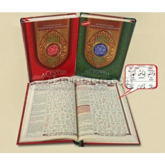 Jual Al-Quran Terjemahan Perkata Al-fatih Dilengkapi Tadwid Warna ...