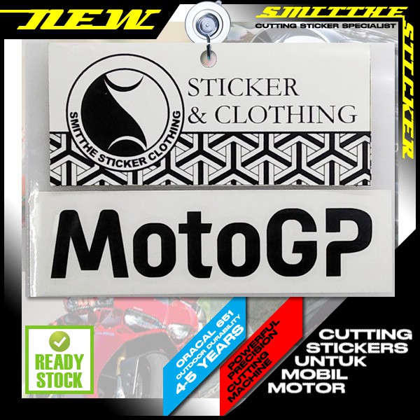 Stiker MotoGP 2020 Logo Cutting Sticker aksesoris Motor Mobil