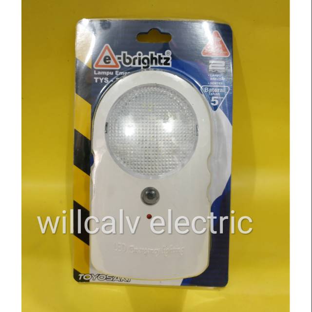 LAMPU EMERGENCY SENTER E BRIGHTZ TOYOSAKI TYS226 - LAMPU EMERGENCY SENTER TOYOSAKI TYS226
