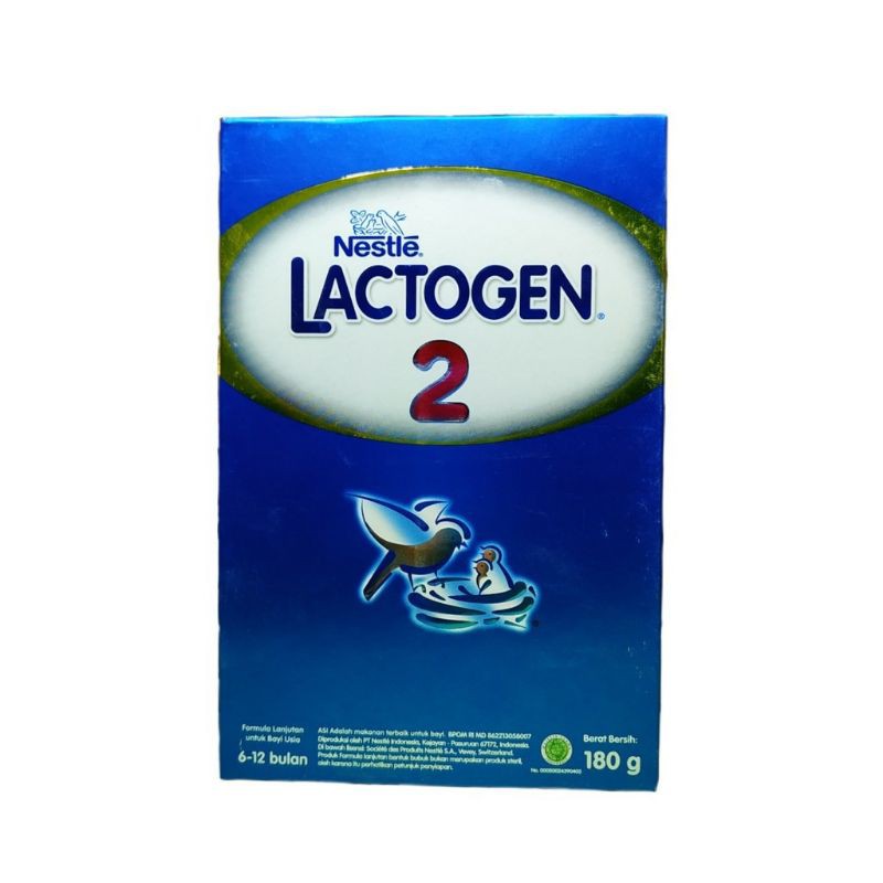 Lactogen 1,Lactogen 2 180 gr - Susu Formula Bayi 6-12 Bulan