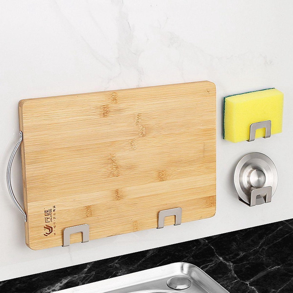 [Elegan] Drain Tray Rack Dapur Tiriskan Tahan Karat Tahan Air Stainless Steel Sabun Berdiri