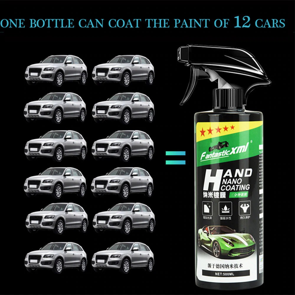 Cairan Anti Air Kaca Mobil Hydrophobic Nano Spray Ceramic Glass Coating Waterproof Liquid 300ml - 7RHXNFXX