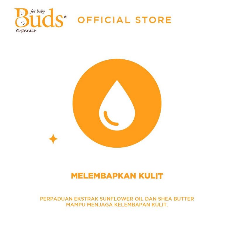 Buds organics nappy time change cream - krim perawatan ruam popok ( kulit normal )