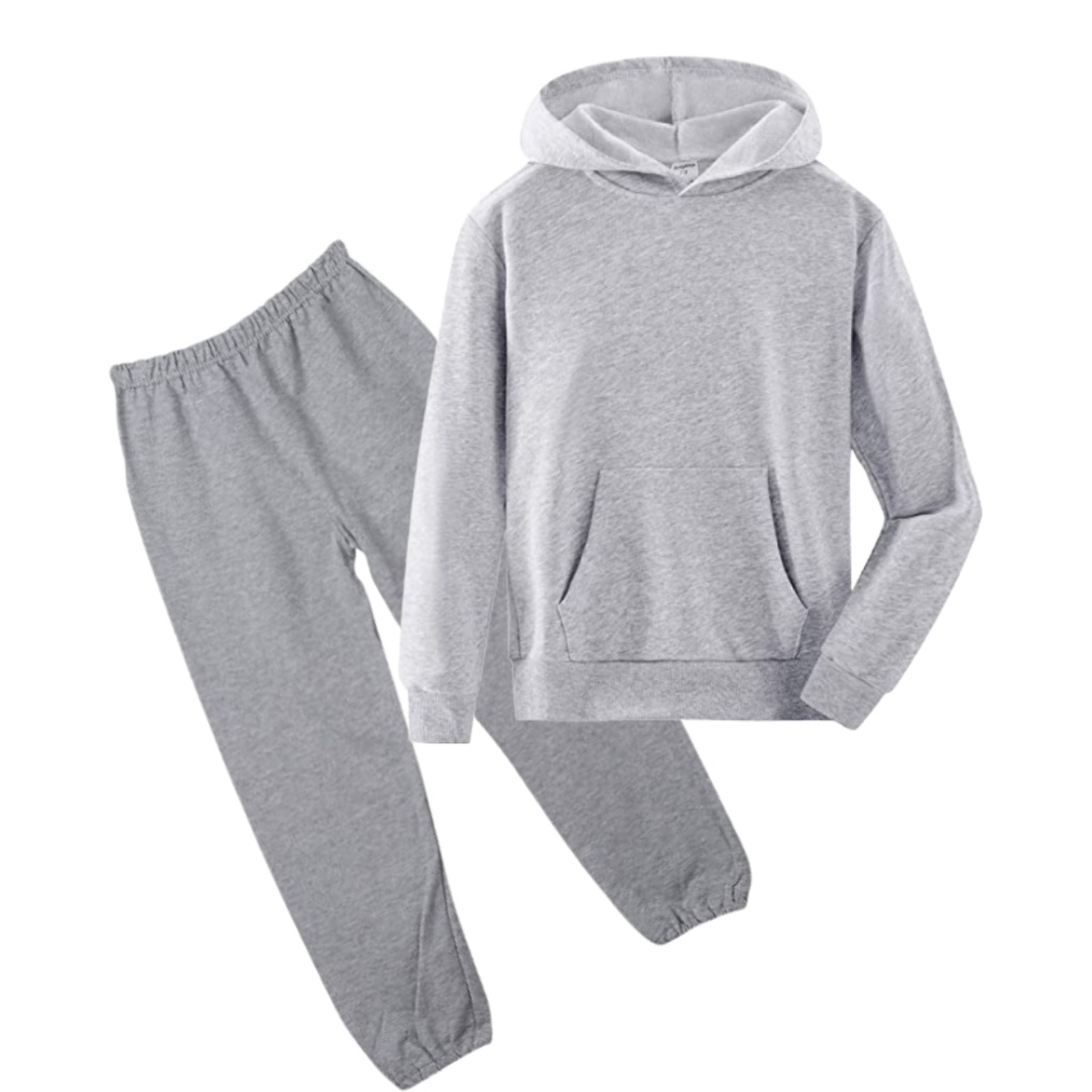 JBF Baju Setelan Wanita Remeja Sweater Hoodie Polos Dan Celana Jogger Bahan Babyterry