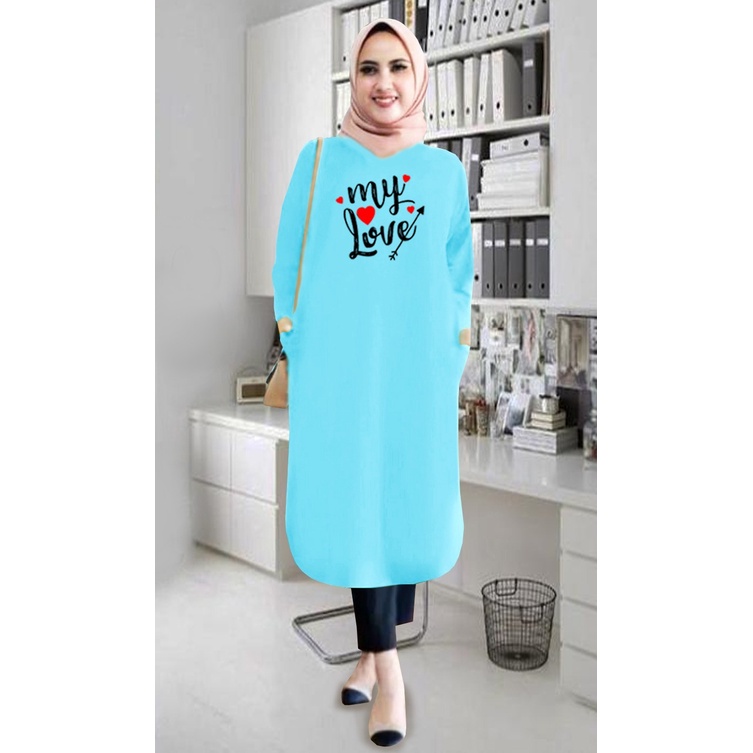 Tunik wanita / tunik murah / tunik kekinian / tunik panjang / tunik import / tunik jumbo