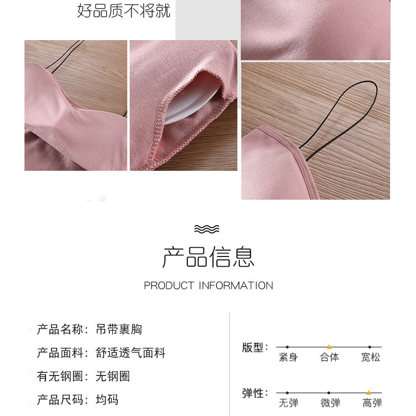 Fashion Tanktop Bra Wanita Basic Square spaghetti Crop top Willansey-4