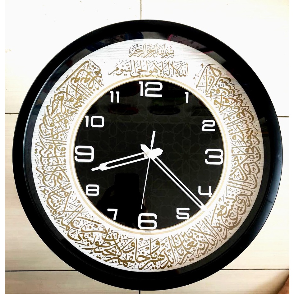 JAM DINDING KALIGRAFI JUMBO TEBAL