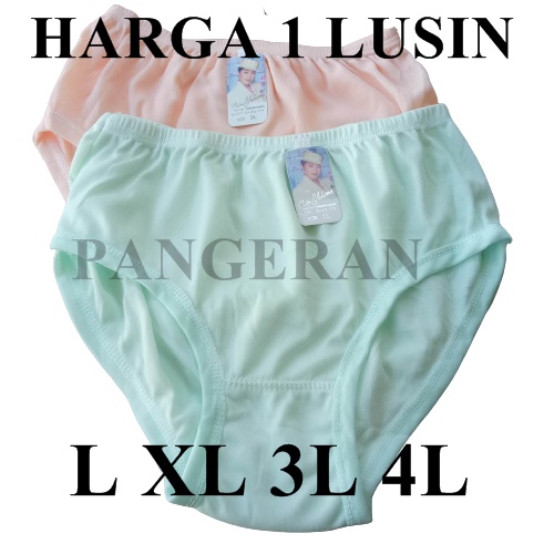 (L XL 3L 4L 5L) GROSIR 12 PCS CELANA DALAM WANITA 1 LUSIN / CD WANITA LUSINAN MURAH CD DEWASA JUMBO