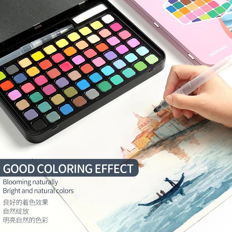 

Cat Air Lukis Watercolor / Paper Alat Lukis / 36 Watercolor / 48 Watercolor