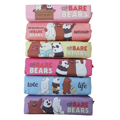 Kotak Pensil Tepak Pensil Lucu Motif Unik Tempat Pensil Murah-WE BARE BEAR