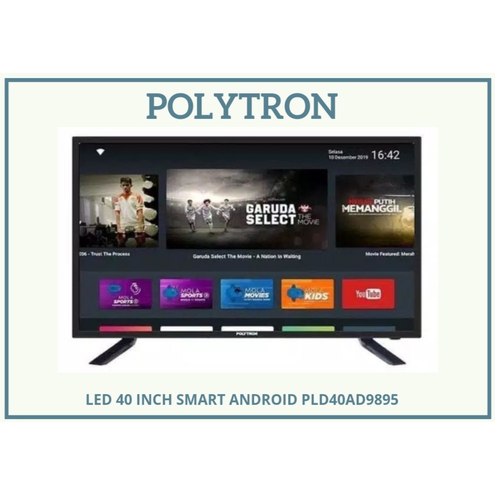 LED POLYTRON 40 INCH SMART ANDROID PLD40AD9895