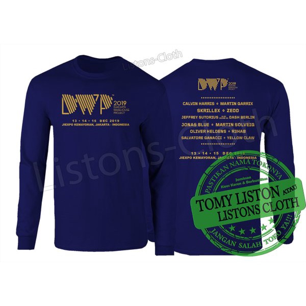 DI JUAL KAOS DWP 2019 GOLD PANJANG MANTAP