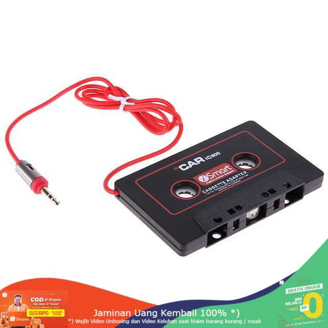 (BISA COD) RVOSTR Car Digit Konverter Kaset Tape Mobil ke 3.5mm AUX - W800