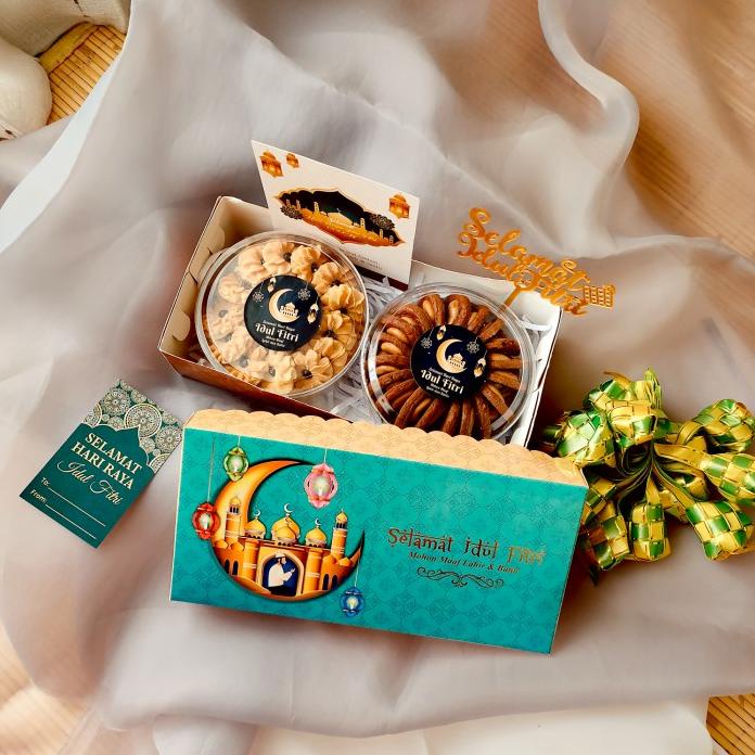 

Ready Hampers Lebaran Isi 2 Toples - Parsel Kue Kering Idul Fitri Hot!!!R30F