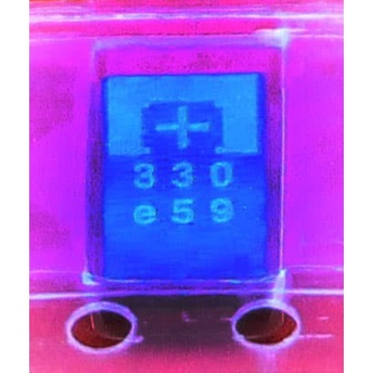 SMALL IC CAPASITOR 330UF 6.3V TANTALUM