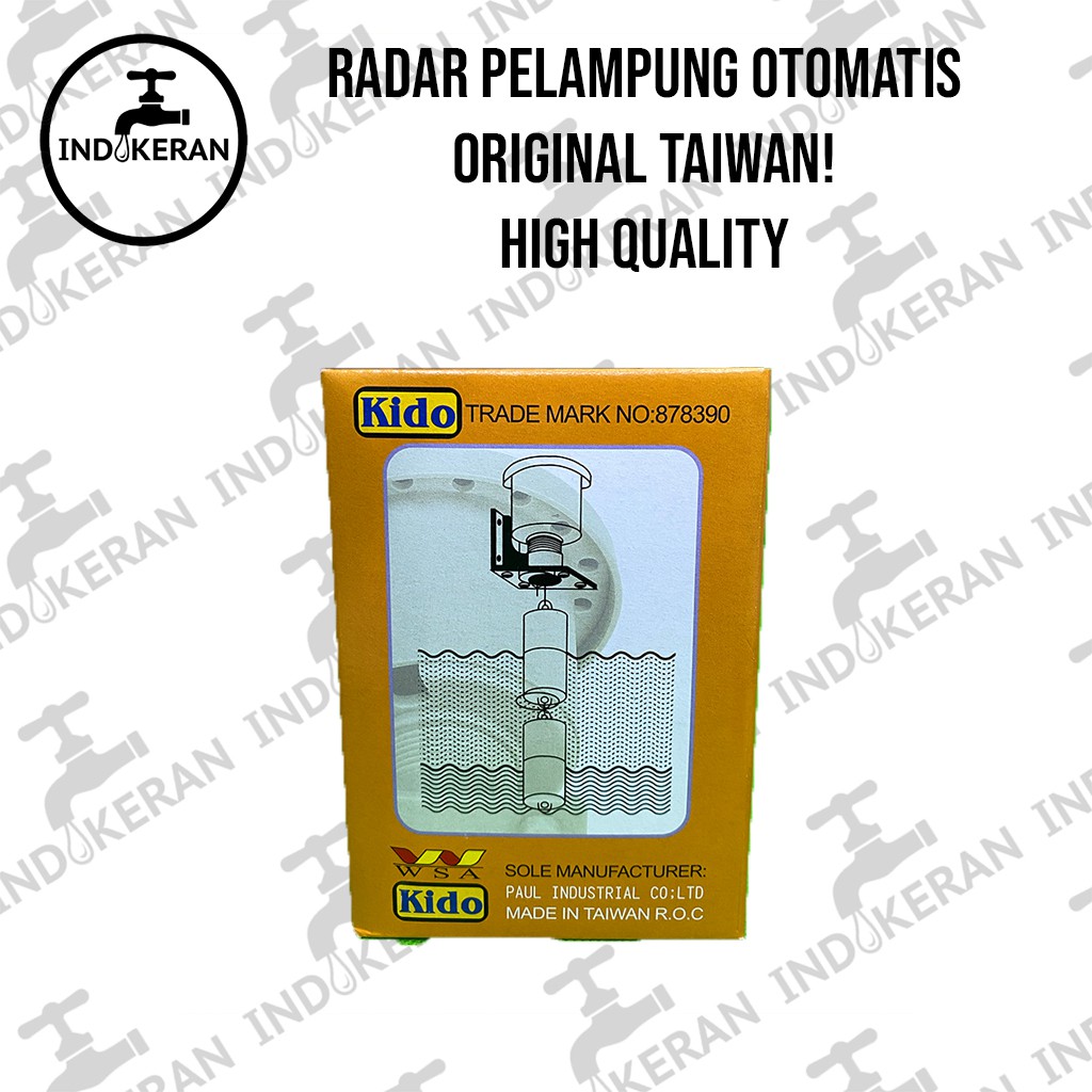 INDOKERAN - Radar Pelampung Air Otomatis Original Taiwan KIDO - High Quality