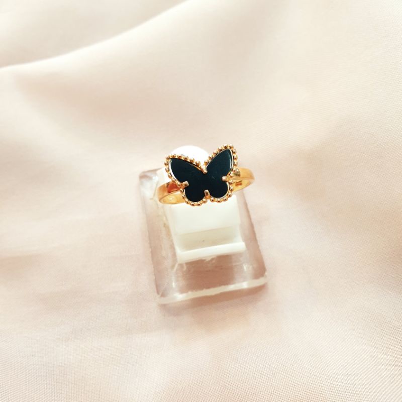 [NEW] Cincin kupu kupu emas asli kadar 375 8K