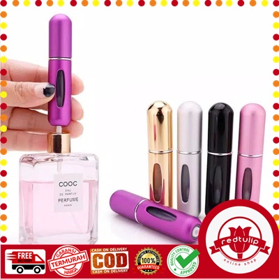 Botol Parfum Refill Atomizer Isi Ulang 5ml Travelling Aluminium