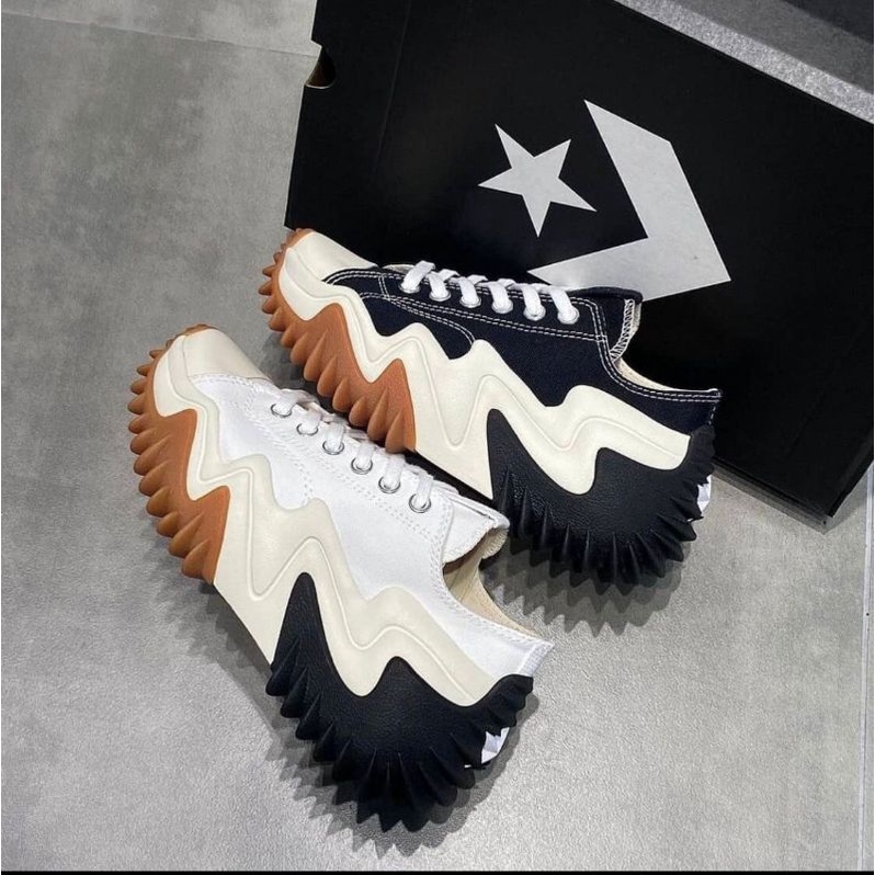 Converse Run Star Motion Low - OX Black/White Gum Honey