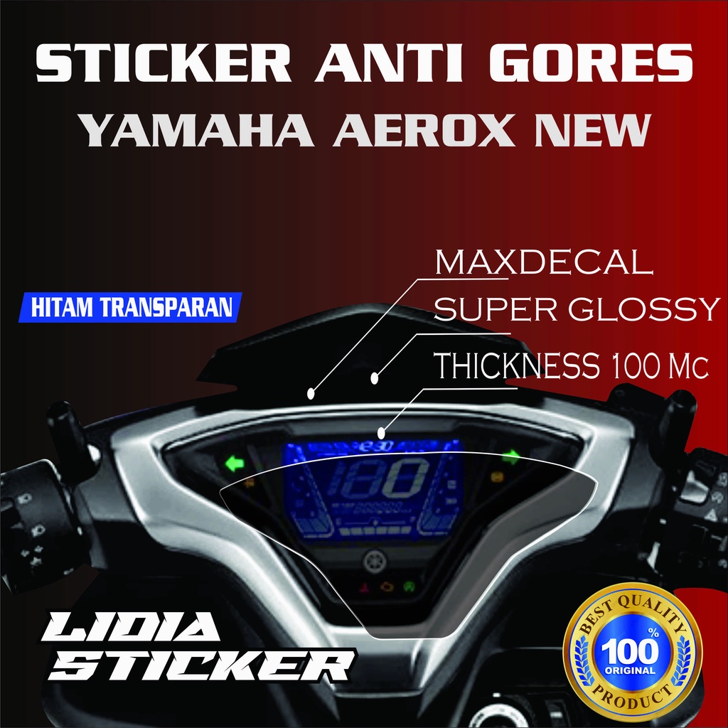 STIKER AEROX PELINDUNG SPEEDOMETER YAMAHA AEROX