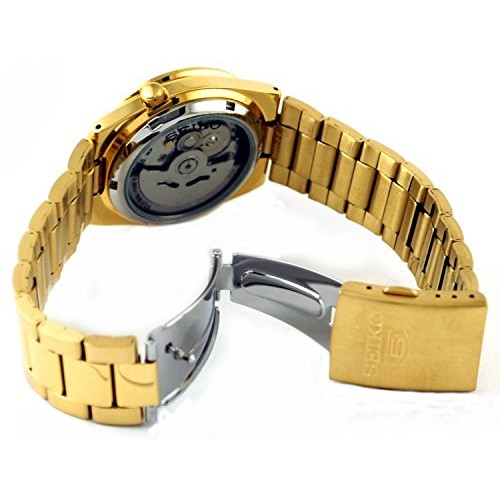 Seiko 5 SNKE06K1 Gold Polished Stainless Steel -Jam Tangan Pria SNKE06