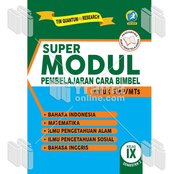 Jual BUKU MODUL BELAJAR CARA BIMBEL SMP/MTs KELAS IX SEMESTER 2 | Shopee Indonesia