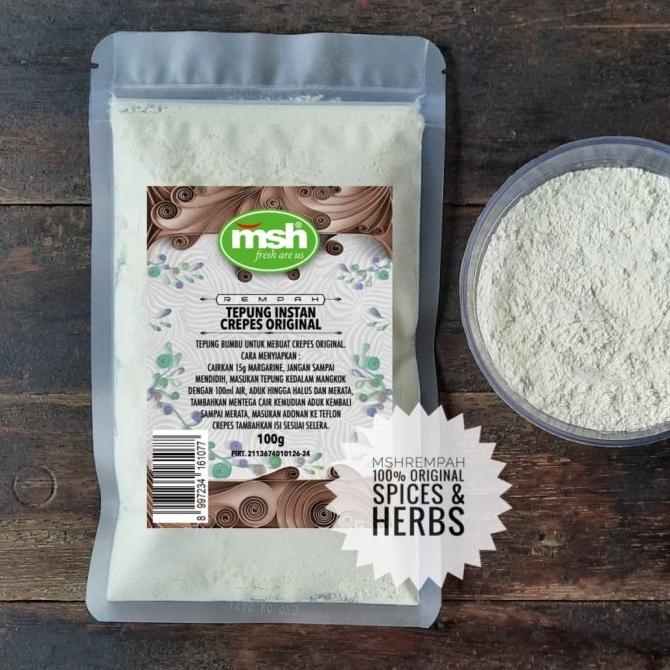 

[[COD]] Tepung Instan Crepes Original CUCI GUDANG Kode 1361
