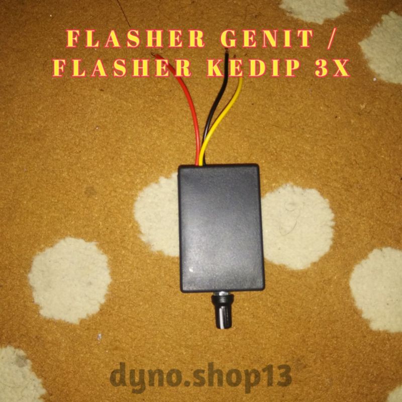 flasher genit 12v motor / flasher sein genit 12 volt / flasher sen kedip genit 3x / flasher kedip 3x