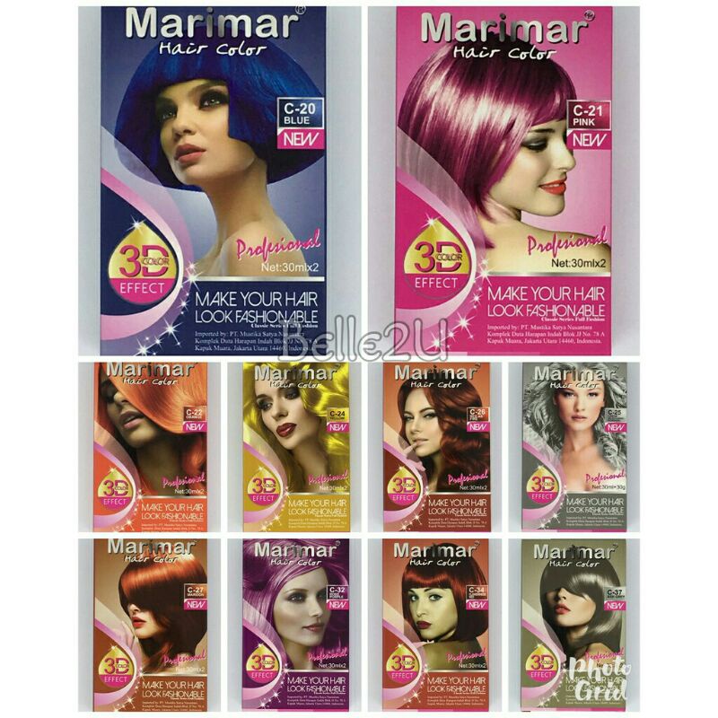 ❤GROSIR❤ MARIMAR HAIR COLOR 3D effect