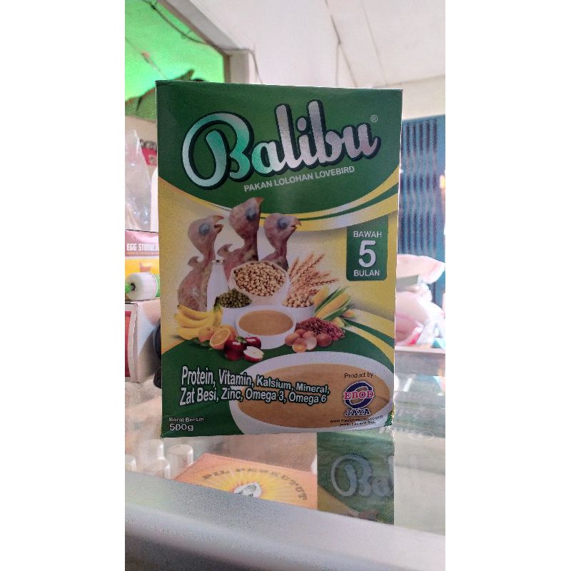 Balibu Pakan Lolohan Lovebird