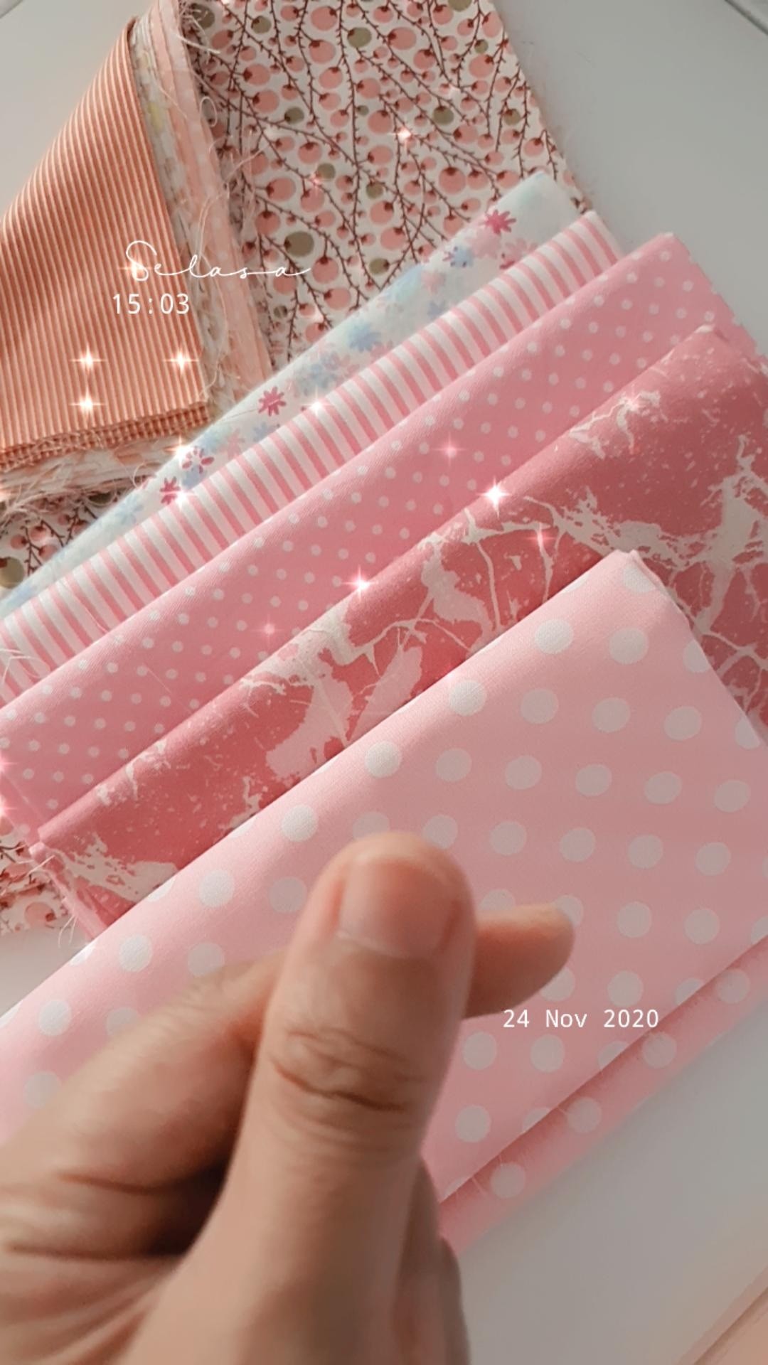 Paket Kain Perca Katun Jepang Ukuran 20x20 Cm