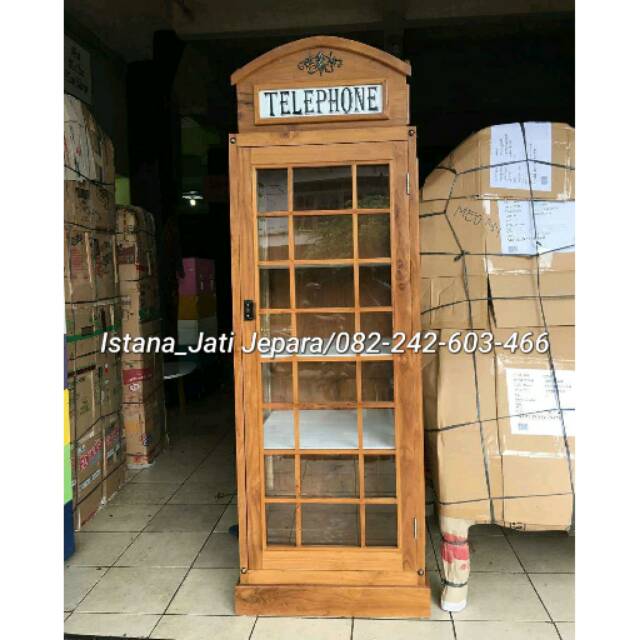 Jual Lemari hias telepon jati/lemari telepon jati/kursi sofa telepon