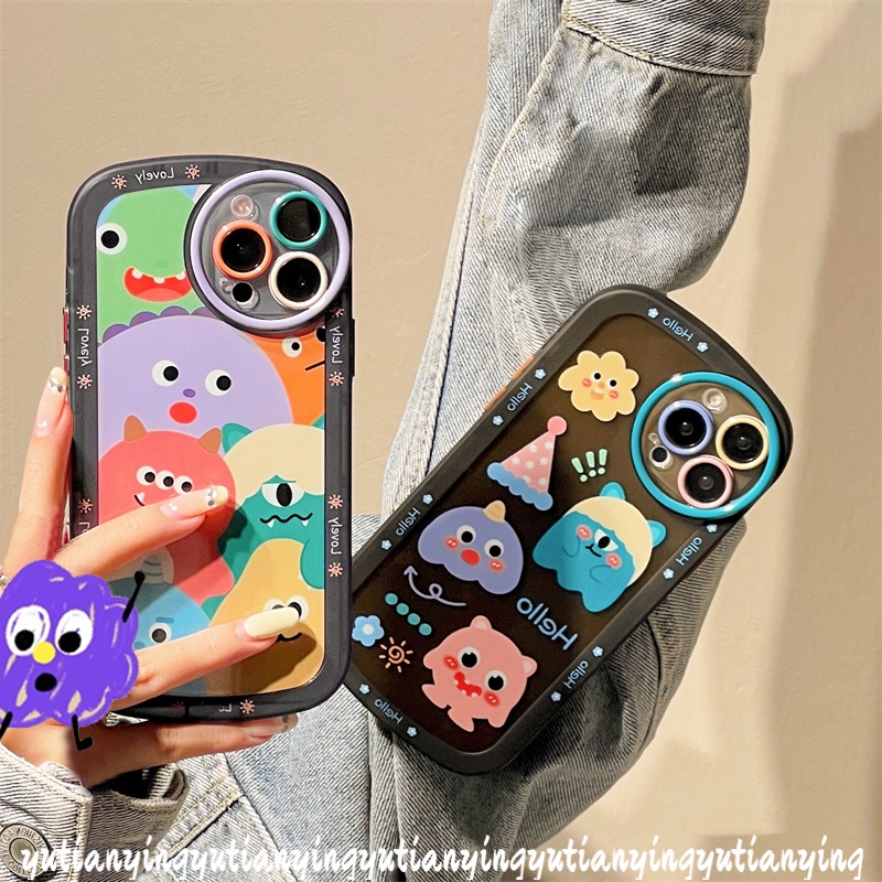 Soft Case TPU Motif Kartun Graffiti Untuk Samsung A13 A22 A51 A03s A03 A02s A12 A32 A522 A50 A11 A30s A53 5G A31 A20s A50s M32 A22