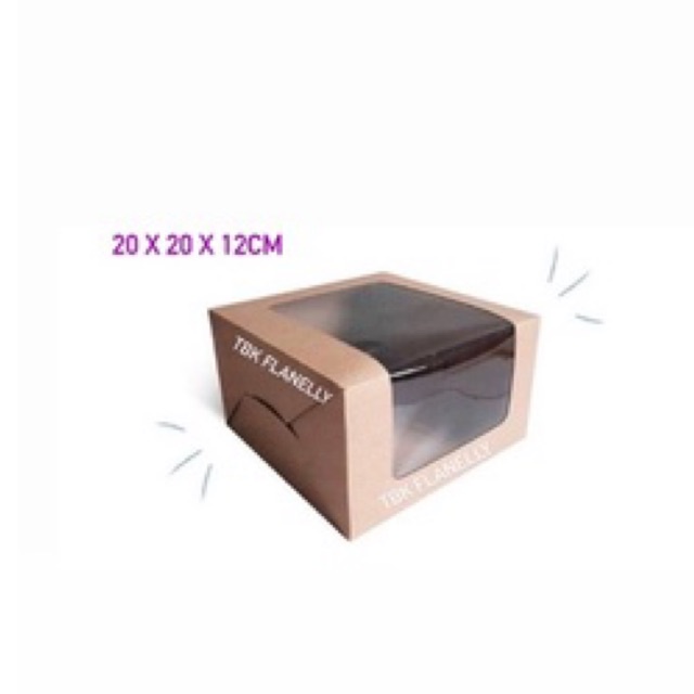 

Kotak kue jendela (1pack 10pc)