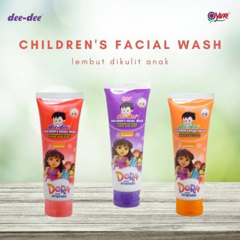 Dee Dee Facial Wash Kids 100gr - DeeDee Sabun Cuci Muka Anak - Dee-Dee Sabun Cuci Wajah Kid