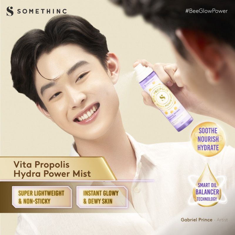 Somethinc - BEE POWER Propolis &amp; Manuka Honey Sleeping Mask , Glow Lip Serum, VITA PROPOLIS Hydra Power Mist