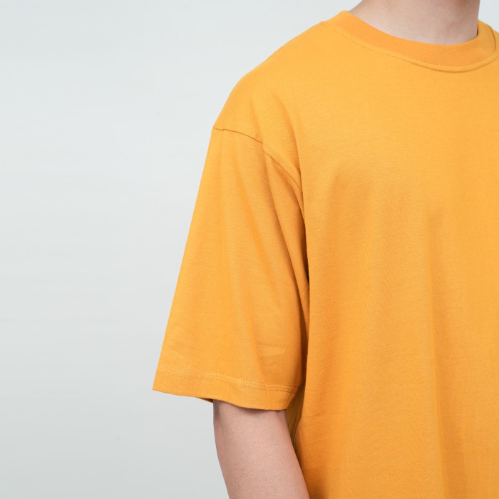 Houseofcuff Kaos Oversized T-shirt Pria Unisex Tebal Oversize Mustard